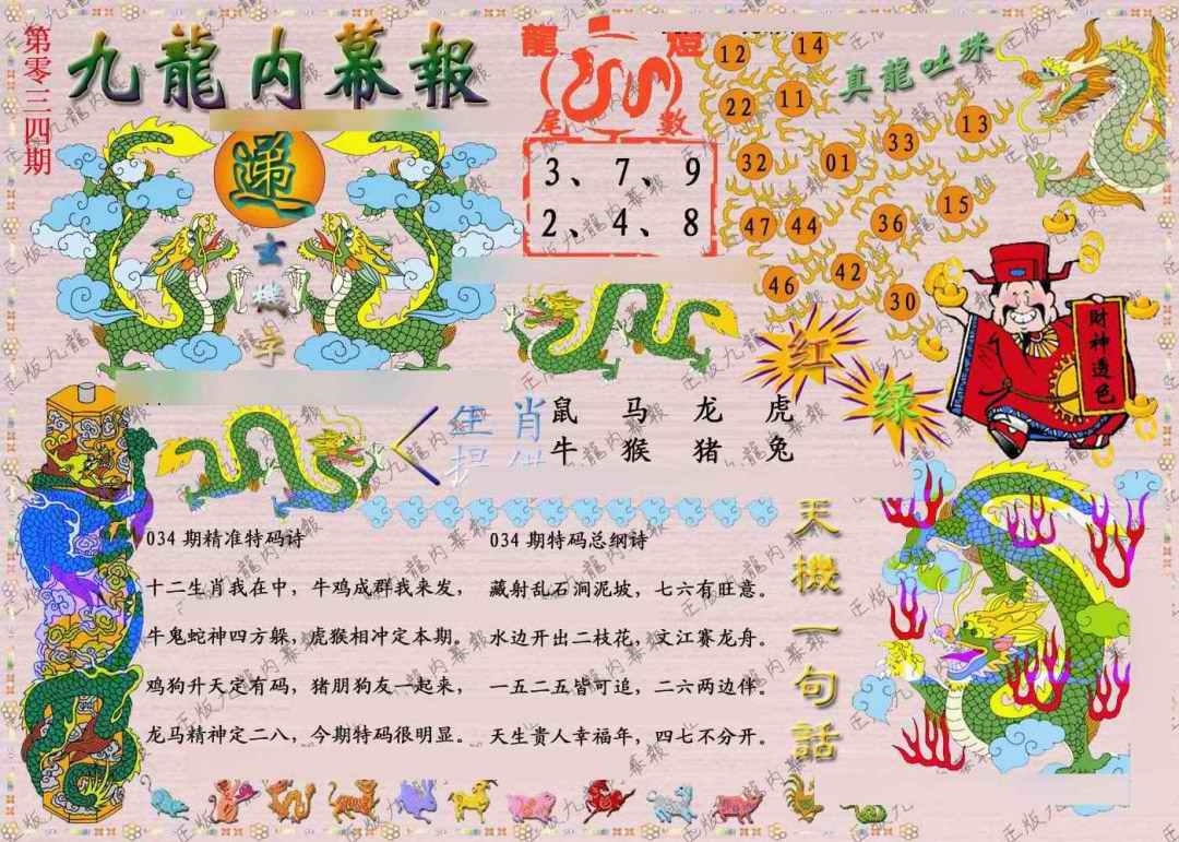 034期正版九龙内幕报[图]